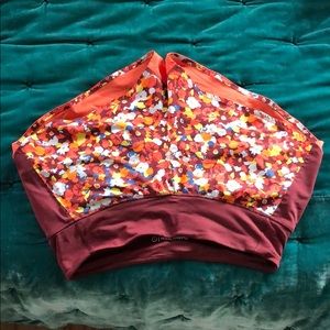 Outdoor voices floral autumn running shorts